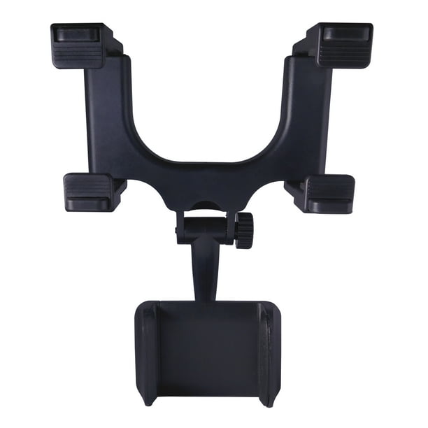 Paquete de 3 pz soporte SA916 de celular 5" pulgadas para el retrovisor de carro Negro Sivivi SA916