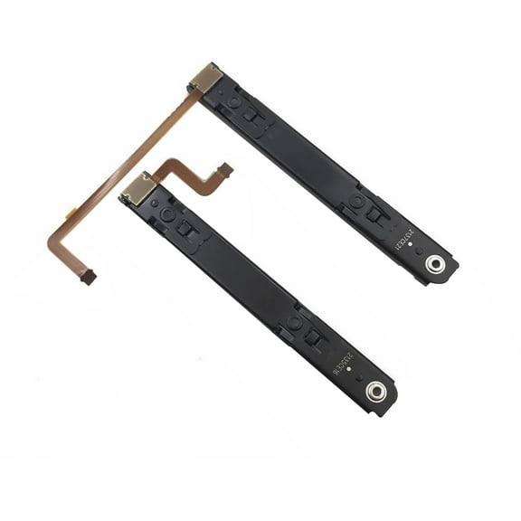 Left Right Slide Rail Slider Bracket with Sensor Flex Cable Replacement for Switch OLED Game Console TAPDRA Spare Part