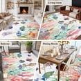 thumbnail image 5 of Seahorse Coastal Area Rugs 5'x8', Washable Small Throw Rugs for Classroom Bedroom, Nautical Ocean Summer Beach Coral Shell Sea Indoor Outdoor Rug Non-Slip Low Pile Carpet Runner Reversible Floor Mats, 5 of 8