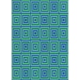 thumbnail image 1 of Ahgly Company Indoor Rectangle Patterned Blue Novelty Area Rugs, 8' x 12', 1 of 6
