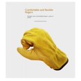 thumbnail image 4 of Guantes de trabajo Guante de jardinería de piel de vacuno resistente para corte de madera/construcción/conducción de camiones/trabajo en jardín/jardín-L, 4 of 5