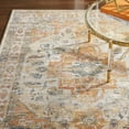 thumbnail image 2 of Everloom Magnolia Leta Vintage Botanical Area Rug, Beige/Rust, 7'10"x10'2", 2 of 7