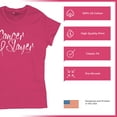 thumbnail image 4 of Tee Hunt Cancer Slayer T-Shrit Breast Cancer Awareness Ribbon Hope Healing Women's T-Shirt Tee, Pink, Large, 4 of 5