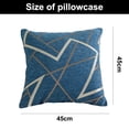 thumbnail image 2 of Funda de almohada cuadrada suave, moderna y cómoda de chenilla con textura de punto Simple, 2 of 5
