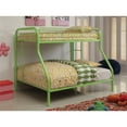 thumbnail image 2 of Roseberry Kids Contemporain Métal Simple sur Lit Superposé Complet en Vert, 2 of 2