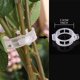 thumbnail image 4 of Eigraketly Clips de retención Conexiones de protección reutilizables Herramientas de sujeción Suministros de jardinería agrícola Cultivo de vegetales Jardín y Patio  100 piezas Eigraketly TO009824-03, 4 of 6
