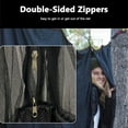 thumbnail image 4 of HOMEYA Hammock Mosquito Bug Net Camping Tent Mesh Cover, Double-Sided Zipper Outdoor Portable Netting, 4 of 10