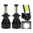 thumbnail image 4 of 2 piezas de bombillas LED para faros delanteros altos X7-COB 6500K H7 de aluminio ABS para vehículos, 4 of 15