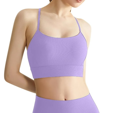 Women Bras Wireless Women s Sports Bra Fitness Running Shockproof Yoga Tank Top No Steel Ring Comfort Bra