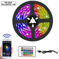 thumbnail image 1 of bluetooth led tira rgb led cinta de luz smd 2835 dc12v impermeable luz led 5m 10m diodo cinta flexible con, 1 of 4