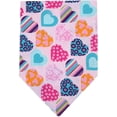 thumbnail image 5 of Bandana Réversible Triangle pour Chien de la Saint-Valentin Accessoires pour Chiens Chats Animaux, 5 of 5