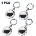 thumbnail image 1 of Lot de 4 Porte-Clés pour AirTag, Étui en Silicone Compatible avec Apple Air Tags, 1 of 4