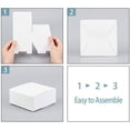 thumbnail image 6 of 30 Pack 9x9x4cm Soap Box Homemade Soap Packaging Cardboard Box Packing Boxes Fold Paper Box for Soap Making Supplies Treat Boxes Gift Packaging Boxes Favor Treat Boxes, 6 of 6
