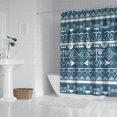 thumbnail image 2 of Blue Geometric Triangle Arrow Pattern Shower Curtain 72"x84" ,Bathroom Decorative Shower Curtains Set with 12 Hooks,Modern Waterproof Washable Shower Curtain, 2 of 6