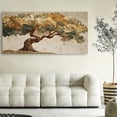 thumbnail image 5 of Canvas Wall Art for Living Room - Large Yellow Tree of Life Canvas Prints, Modern Abstract Nature Painting for Kitchen Bedroom Office Wall Decor, 5 of 7