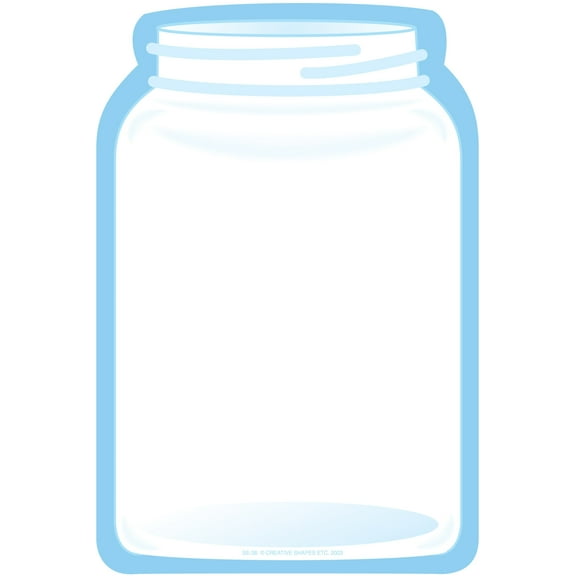 SHAPES ETC.  Large Notepad - Jar