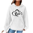 thumbnail image 2 of Qiopertar Chandail en Molleton à Manches Longues Col Rond Imprimé pour Femmes, Ample, Pull, Blouse en Solde, Livraison Gratuite à Moins de 5$, jusqu'à 90 % de Réduction, 2 of 4
