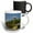 Multicolor, variant on , Canada, Ontario, Grundy Lake Pp. Muskoka Chairs on Lake Dock., 15oz Two-tone Blue Mug