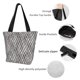 thumbnail image 4 of Balery Black White Stripes Bolsa de Hombro con Diseño, Bolsa Grande y Duradera, Bolsa Versátil para Compras, 4 of 6