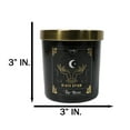 thumbnail image 2 of Wicca Witchcraft Mystic Tarot The Moon Black Opium Scented Candle With Gold Lid, 2 of 9