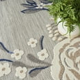 thumbnail image 5 of Nourison Aloha Indoor/Outdoor Blue/Grey 7' x 10' Area Rug, (7x10), 5 of 9