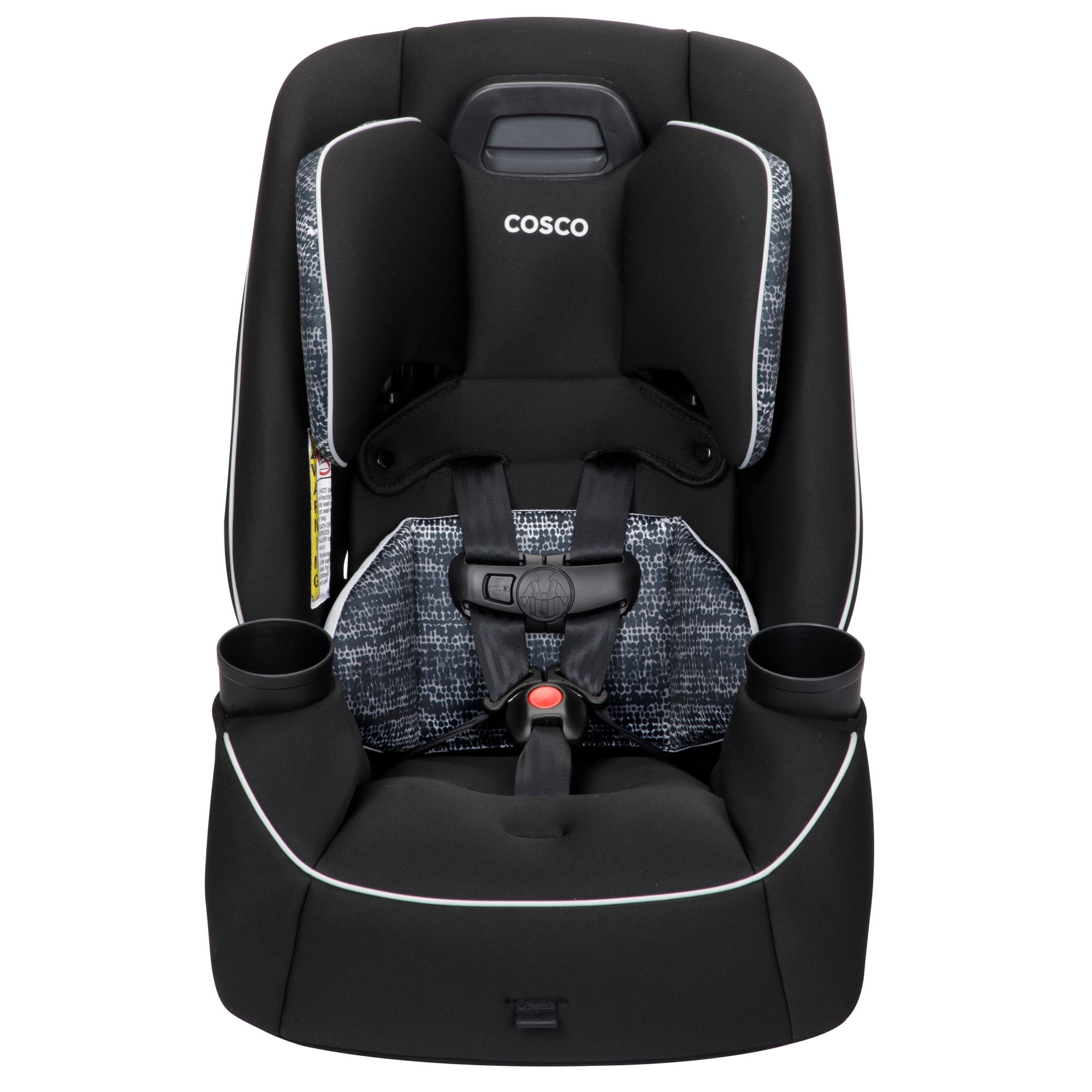 Cosco Kids Easy Elite Slim All-in-One Convertible Car Seat, Black India Ink, Infant & Toddler, Unisex