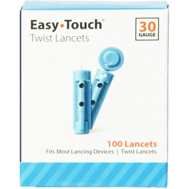 Easy Touch Twist Lancets 30 Gauge 100 Each