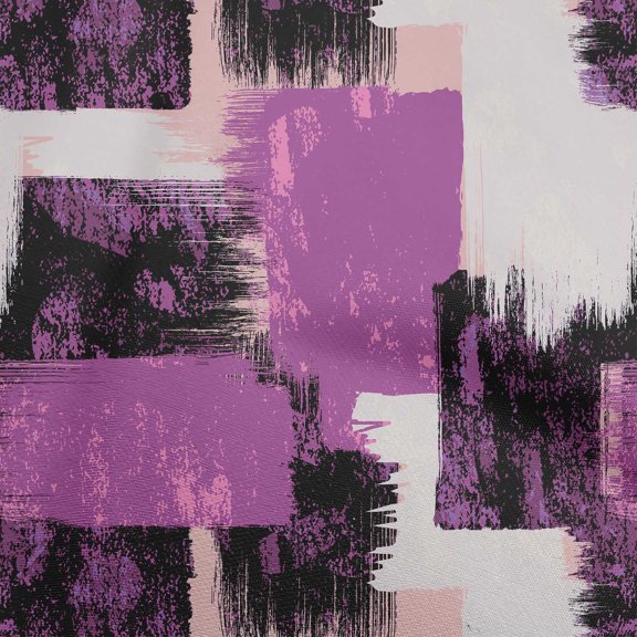 oneOone Cotton Silk Purple Fabric Brush Stroke Sewing Fabric By The Yard Printed Diy Clothing Sewing Supplies 42 Inch Wide