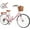 Folding -Pink, variant on Esheno Women's 26 inch 7-Speed Cruiser Bike with Anti-Skid Tires Lightweight Hybrid Frame Adjustable Seat V-Brakes Blue
