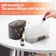 thumbnail image 4 of Advancent Difusor de aire multifuncional, pulverizador para habitación, combina difusor de aromaterapia, humidificador, luz nocturna con llama, Humidificadores HY06-grieta blanca, 4 of 6
