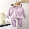 thumbnail image 4 of Ensemble de Table Ronde, Tenue d'Intérieur Deux Pièces en Molleton Chaud pour Enfants, 4 of 5