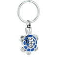 thumbnail image 3 of Turtle Urn Keychain for Ashes Stianless Steel Cremation Locket for Ashes Keepsake Memorial Jewelry, 3 of 7