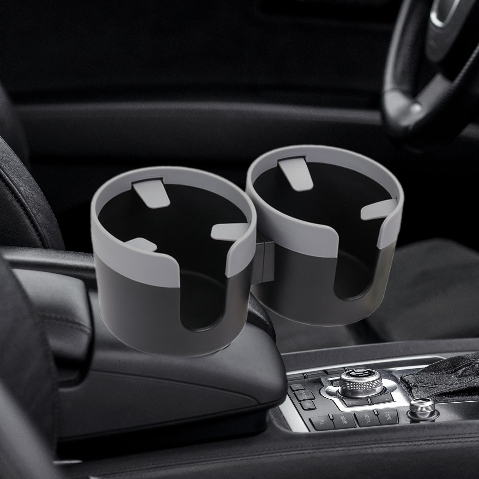 Nishiyuenyi Automotive Cup Holder Extender Car Interior Organizer Removable Car Drink Holder Grey