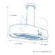 thumbnail image 2 of Campana de Cocina SANAIRE VULCANO 90 CM NEGRO CENTRAL, 2 of 2