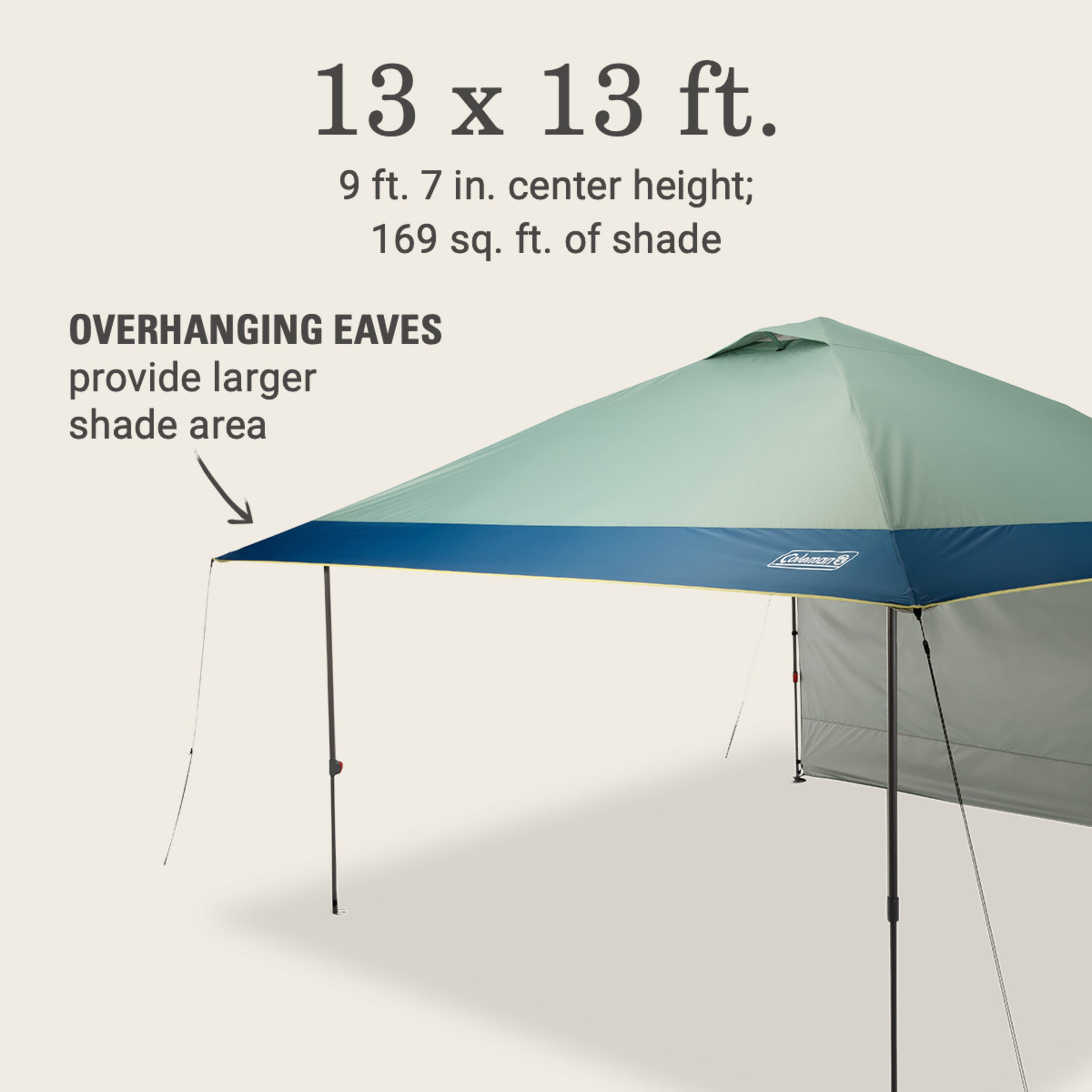 Coleman OASIS 13 x 13 Canopy Tent with Side Wall