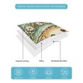 thumbnail image 4 of Quilts Queen Size Bedding Set, Thanksgiving Reversible Summer Quilt 3 Pieces, Fall Scarecrows Pumpkin Daisy Buffalo Plaid Lightweight Bedspreads Coverlets with 2 Pillow Shams for All Seasons, 4 of 5
