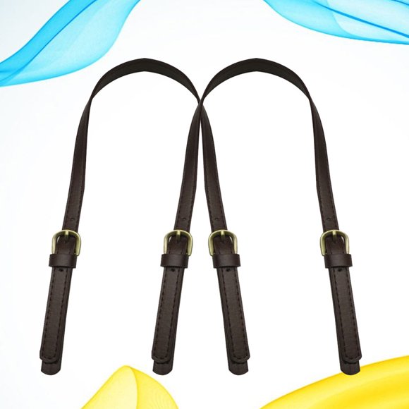 SHOWERORO Handbag Strap 2Pcs Rectangular Design for Women Clutch Bag