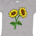 thumbnail image 4 of Inktastic Pair of Sunflowers Boys or Girls Baby Bodysuit, 4 of 5