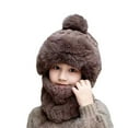 thumbnail image 3 of CozyKids Winter Hat Scarf And Neck Warmer Set With Ear For Toddlers Children Lined Cold Weather Gear Funny Hats Adjustable Cute Caps Adjustable Baseball Hats for Boys & Girls, 3 of 3