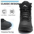 thumbnail image 4 of Ecetana Men's Waterproof Hiking Snow Boots Non-Slip Warm Ankle Boots for Trekking, 4 of 8