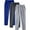 Blue, variant on Seeotter Mens Sweatpants 3 Pack Joggers Casual Elastic Waist Drawstring Workout Pants with Pockets