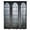 Black, variant on Window Forest Sheer Curtains 63 Inches Long, Vintage Arched Black Green Light Filering Curtains, Breathable Simi Curtain Privacy Drapes for Living Room Bedroom Lightweight Window Treatment