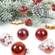 thumbnail image 4 of Adornos de bolas de Navidad, 30 piezas de bolas de árbol de decoración navideña inastillables para decoración de fiesta de boda navideña, 4 of 5