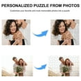 thumbnail image 6 of Cheapark Custom 520pcs Photo Personalized Puzzle - High-Definition Jigsaw Puzzle with Romantic Heart Border for Valentine's Day Couples Anniversary Presents, 6 of 8