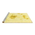 thumbnail image 2 of Ahgly Company Machine Washable Indoor Rectangle Abstract Yellow Modern Area Rugs, 8' x 12', 2 of 4