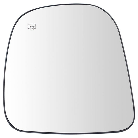 TRQ Exterior Mirror Glass Power Heated LH for Chevy Express GMC Savana MGA07215