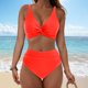 thumbnail image 3 of WILLBEST Trajes de Baño Mujer Completo Traje de Baño Tankini Para Mujer, Playa, Piscina, Cubierta, Bikini Ahuecado Con Pantalones Cortos de Baño, Traje de Baño Conservador de Dos Piezas, 3 of 5