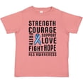 thumbnail image 3 of Inktastic ALS Awareness Strength Courage Support Boys or Girls Toddler T-Shirt, 3 of 5