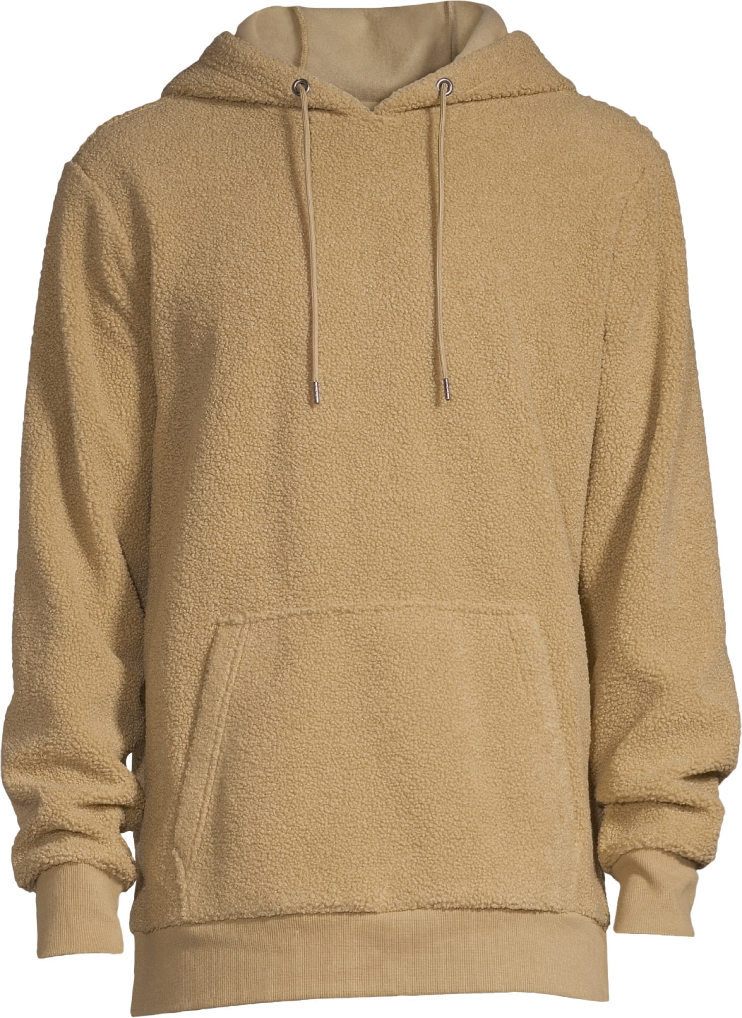 No Boundaries Men's and Big Men's Sherpa Hoodie, up to Size 5XL