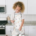 thumbnail image 4 of Colorful Forest Princess Pattern Kids Aprons for Girls and Boys,Adjustable Neck Strap Toddler Aprons for Kids Cooking Baking, 4 of 7